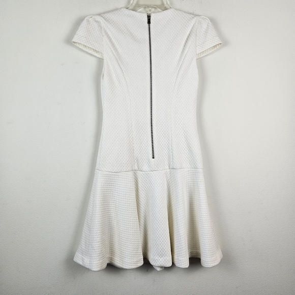 ALICE + Olivia Liv Drop Waist Dress Size 0 NWT White - Picture 6 of 8